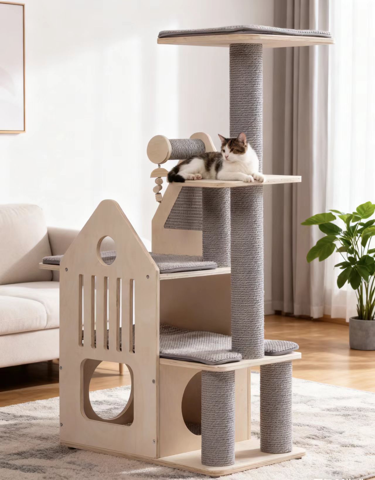 Solid Cat Tree XH-CT006